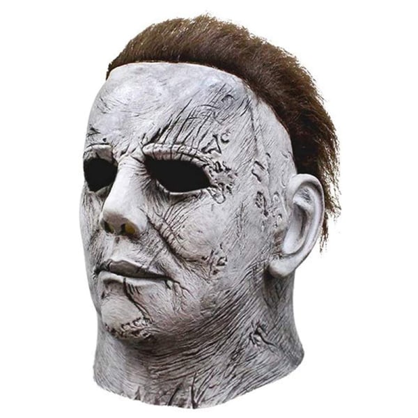 Michael Myers Halloween Masker Kostym Cosplay Latex rekvisita Skräckmask szq