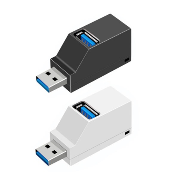 3-porttinen USB keskitin, 2 ST USB 3.0 -keskitin, USB jakajasovitin