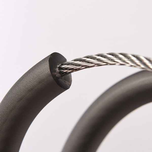 Cykel lås hög säkerhet 12mm tjock stålkabel 1.2M