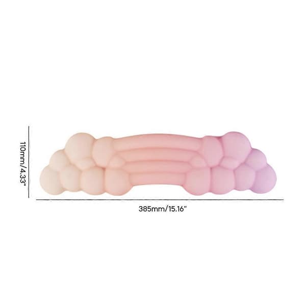 Håndledsstøtte i Memory Foam Skymønster Blød Memory Foam Silikone Musemåtte HS 091_tfrf