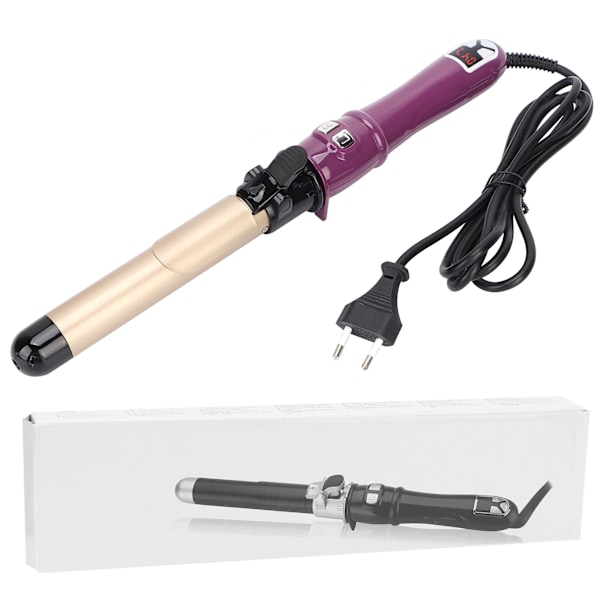 28 mm Automatisk Hårrullare Lila Temperaturjustering Professionell Locktång 110‑240V 0.1