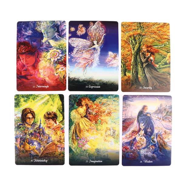 1 æske Taknemmelighed Oracle-kort Tarotkort Prophecy Divination Deck Multicolor én størrelse