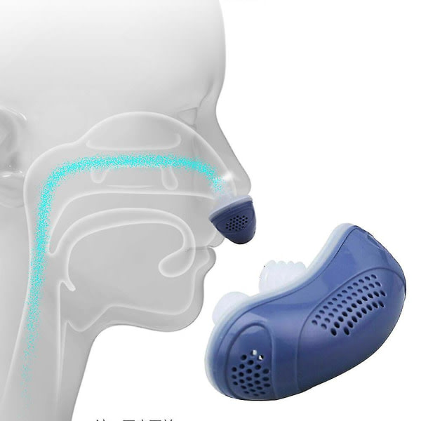 Mikro Elektrisk Cpap Støj Anti-Snorkenhed Søvnapnø Stop Snorken Hjælpemiddel Stopper