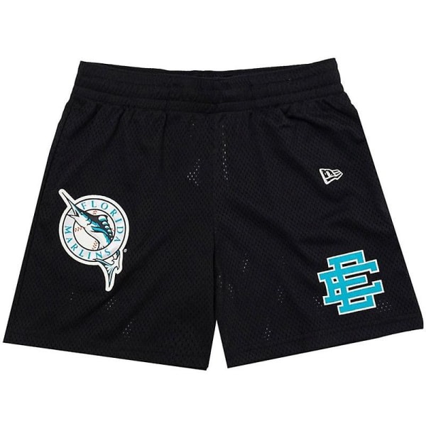 Eric Emanuel EE Basic Shorts til mænd - Gymnastik Shorts - Board Shorts - Sort Haj - M zdq