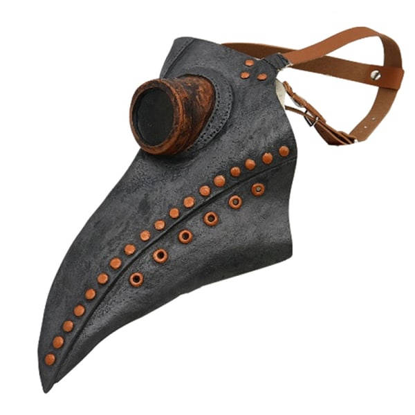 Cosplay-juhlat Steampunk-lintumaskit Ruttolääkäri-asu Musta SQBB