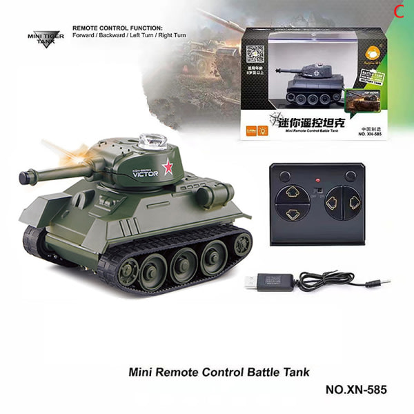 Fj?rrkontroll Small Tank Ultra-liten Mini RC Crawler Driving M C one size