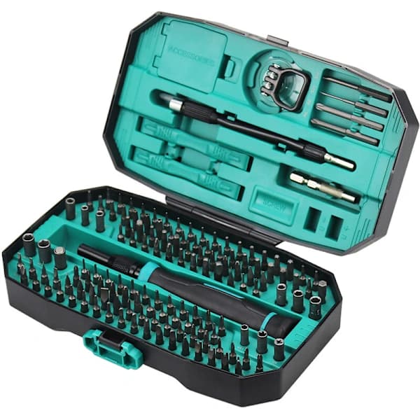 152-in-1 Precision Screwdriver Set PC Phone Laptop Tablet DIY Repair Tool Kit Blue Blue