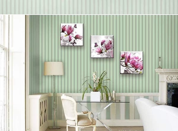 \"Elegant orkidéblomster Print - Moderne vægkunst til badeværelse - klar til ophængning\"