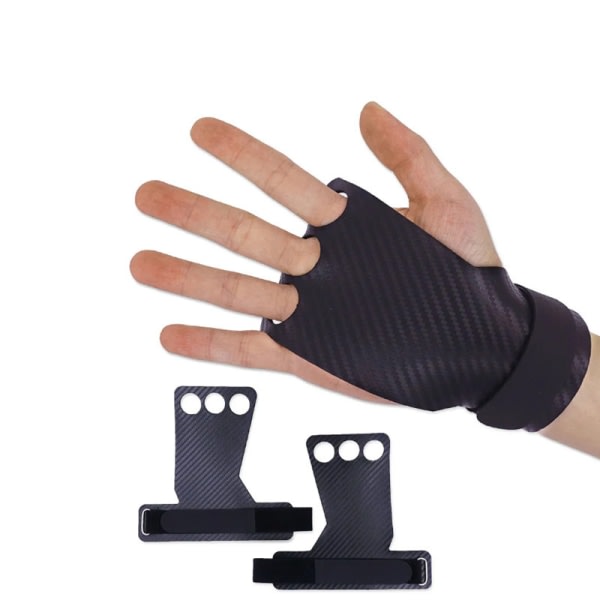 CDQ Träningshandskar med handtag för tyngdlyftning, draging, gymnasCDQ