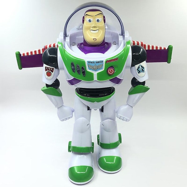 SEW Buzz Lightyear Actionfigur Interaktivt Talande Disney Poserbar Filmfigur