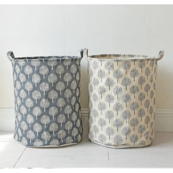 Laundry Hamper Storage Sorter with Drawstring, Foldable Laundry Basket