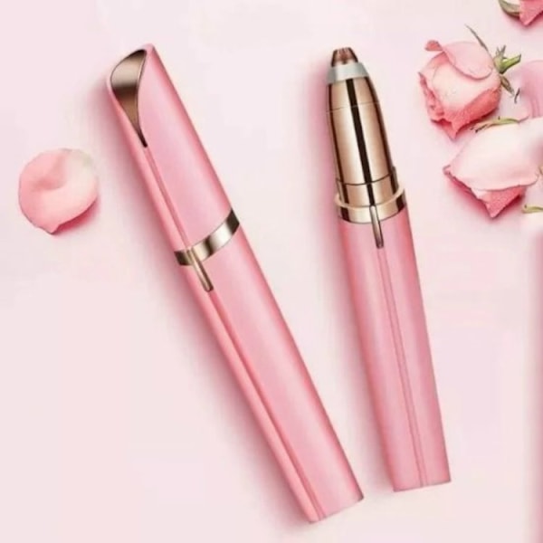 Øjenbrynstrimmer / Hårfjerning - Trimmer til ansigtshår Pink Rosa