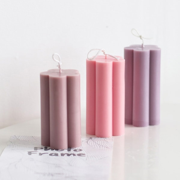 Forme til Blommeblomster i Klar Plast til Lysfremstilling one size