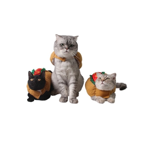 Hauskat lemmikkikoiran ja kissan vaatteet Pukeudu cosplay-hoko L L