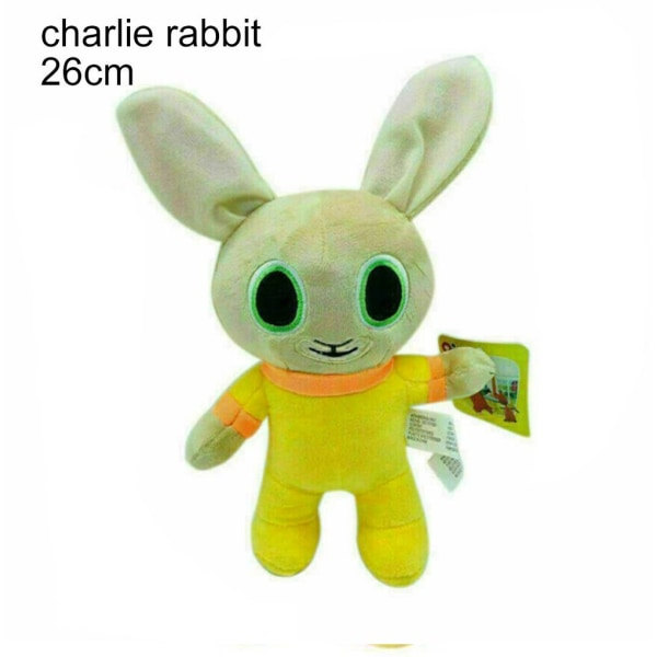 15-37 cm Bing plysjleketøy kanin dukke 26CM CHARLIE KANIN 26cm button rabbit 26cm