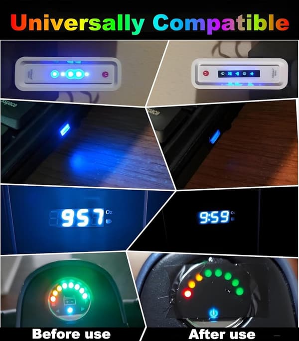 2 - 5 - cm - 40 - Blackout Tape - Blackout Sticker - LED - Light Blocking - Blocks - Light - Light - Glare