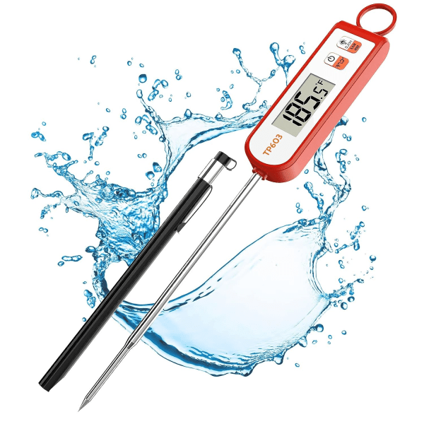 CDQ Instant Read Kjøtttermometer Matlagningstermometer med Fahrenheit/Celsius(℉/℃)