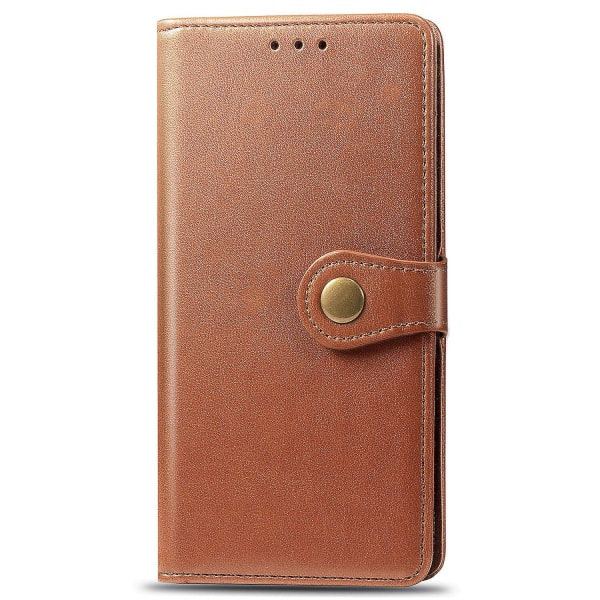 Skal Kompatibelt med Samsung Galaxy Note 20 Fodral Retro Flip Plånbok Magnetisk Stötfångare Flip Skyddande - Brun null none