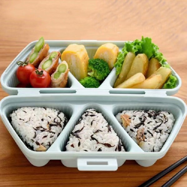 Triangel Form K?k Sushi Ris Maskine Alga Nori Onigiri M Beige