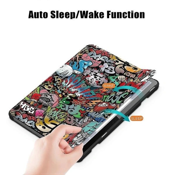 Smart Leather Case for Lenovo Tab M10 10.1 3rd Gen Graffiti Graffiti