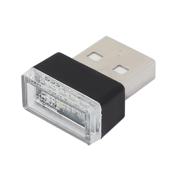 Bil LED Atmosphere Light, 5 USB-lamper til bilinredning