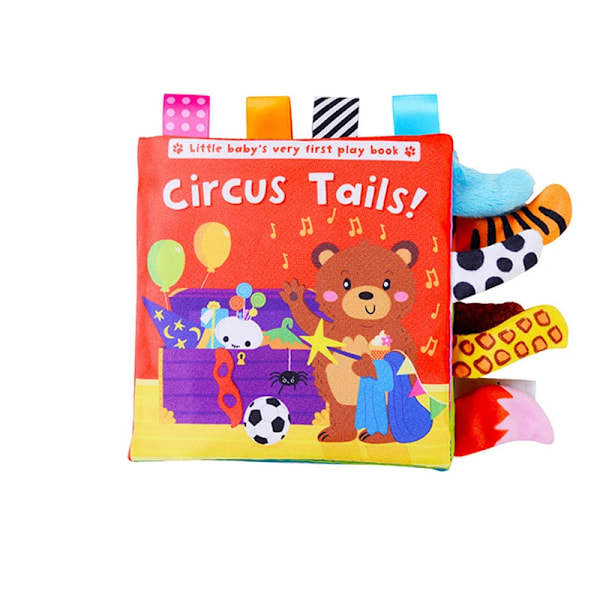 Vauvan pedagoginen kangaskirja eläinlelut sarjakuva uutuuslelut lahjat lapsille circus 621