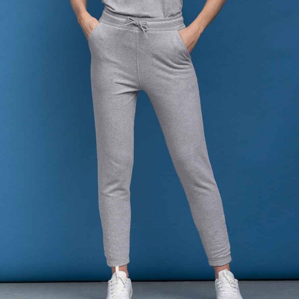 SF Unisex Vuxen Hållbara Joggingbyxor med Manschetter L Heather Grå Heather Grey L zdq