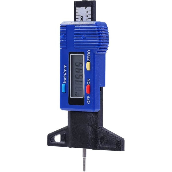 Kulfiber elektronisk digital hjuldäck djupmätare (1st, blå) zdq
