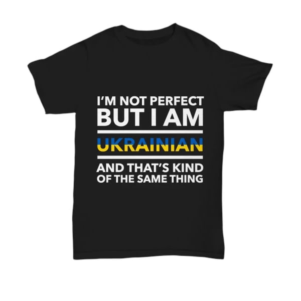 Stå med Ukraina V-hals T-shirt Stop War Support Ukrainians Tee zdq