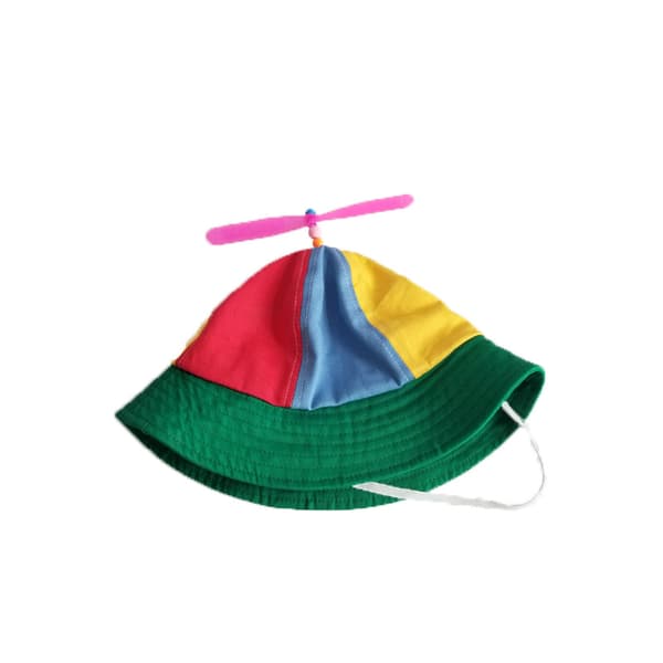 1-pakke voksen propellcaps baseballcaps regnbue topphatt lys ir