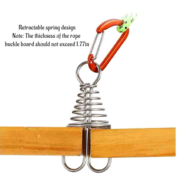 Octopus Deck Peg 10 stk/sett Rustfritt stål Telttilbehør Board Peg Spiral - Perfet_tfrf