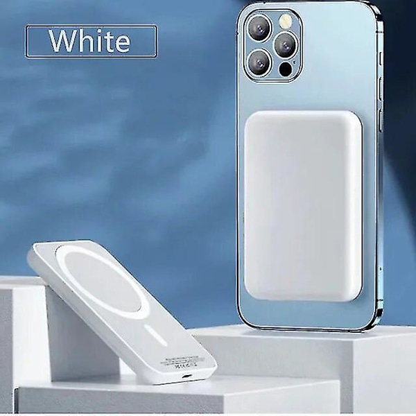 10000mAh Bärbar Trådlös Laddare Macsafe Tillbehör Reserv Extern Magnetisk Batteripack Powerbank För iPhone 14 13 12 Pro Max - Bra
