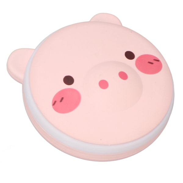 USB Håndvarmer Sød Piggy Forebyg Skoldning Bærbar Håndvarmer Power Bank med Selvlysende Spejl til Rejsekontoret