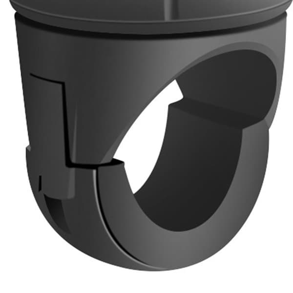 Universal ratknop forbedret kontrol ergonomisk silikone ABS-greb til bil lastbil sort