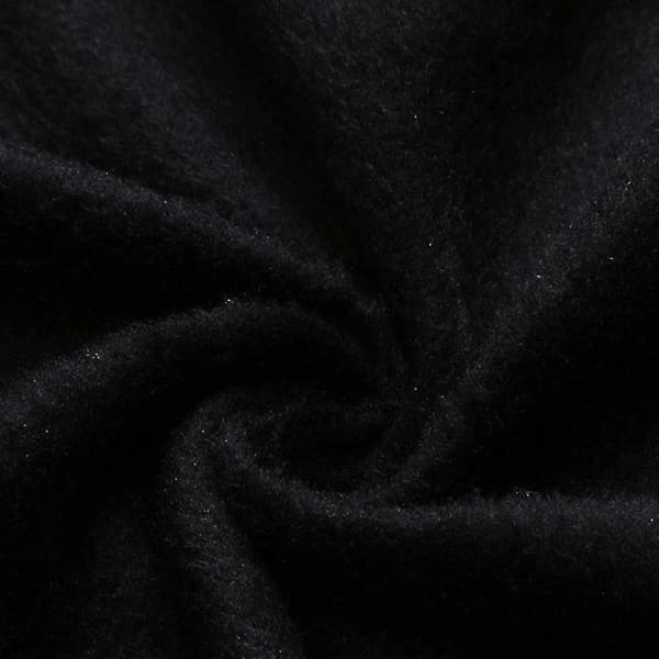Herr Vinter Varm Hætte Kappe Badekåbe Håndklæde Lang Morgenkåbe Sort Grå Black Grey Black Grey M
