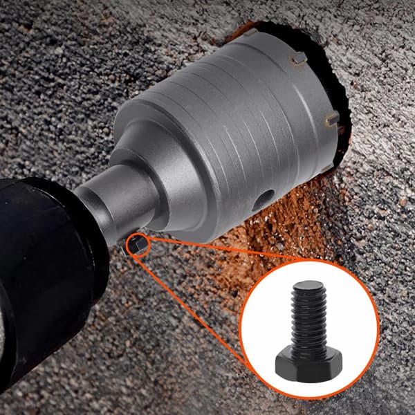 2 stk. betonhulsav - 65 mm - med 200 mm skaft