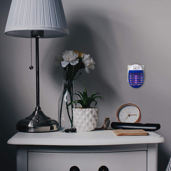 (Dublett) 2-pack Elektrisk Insektsfälla, Myggdödare med LED