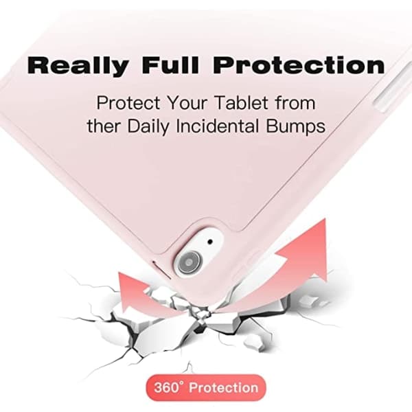 CDQ Tech-Protect Yhteensopiva iPad 10.9 2022 Kotelo SmartCase pinkki