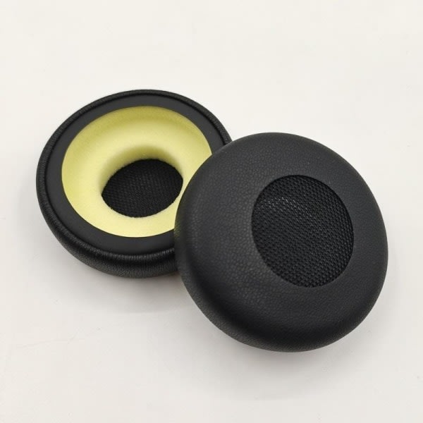 Ørepuder til Jabra Evolve 20 20se 30 30II 40 65 65+ cus sort proteinlæder svart proteinläder