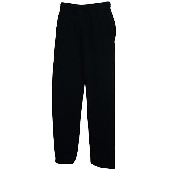 Fruit Of The Loom Herr Öppen fåll Joggbyxor / Joggingbyxor XL Black XL zdq