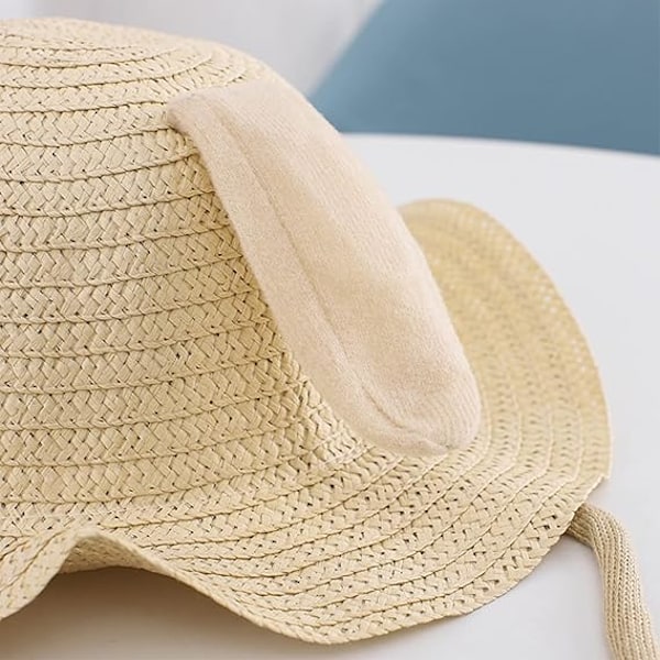 Solhatt Rolig Bucket Hat Bredbremmet Sommer Solbeskyttelse Hatt Barn Sammenleggbar Strandhatt Søt Fiskerhatt UPF 50 Utendørs Solkrem