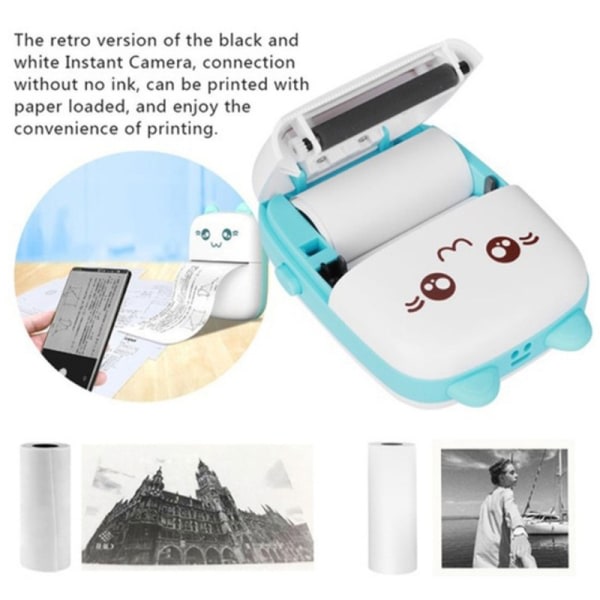 Termisk Bluetooth-skriver Mini Pi Paper