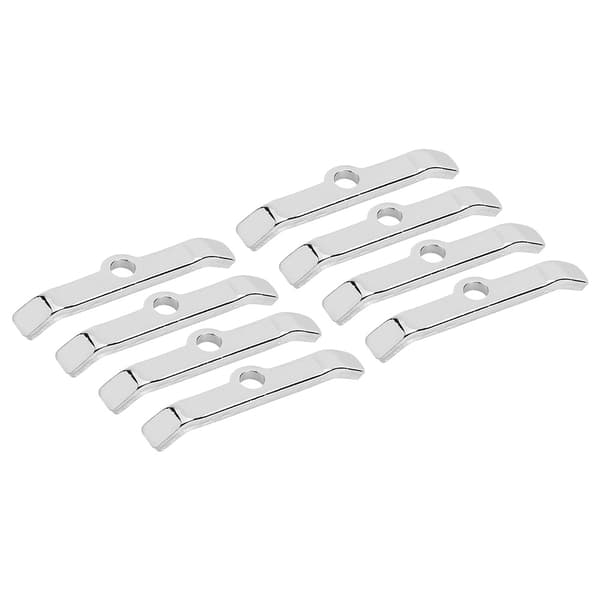 8 st krom ventilkåpshållare spridarstänger passar Chevy 283 305 327 350 silver
