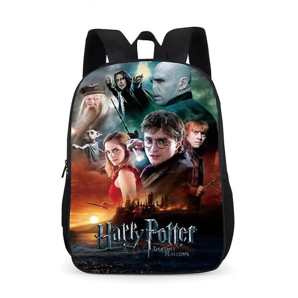 Harry Potter Vattentät Skolryggsäck Laptop Ryggsäck