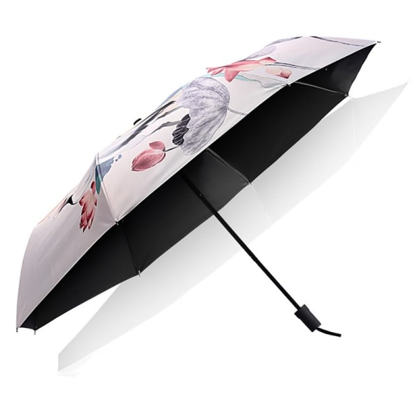UV-beskyttelse paraply for kvinder UPF Parasoll