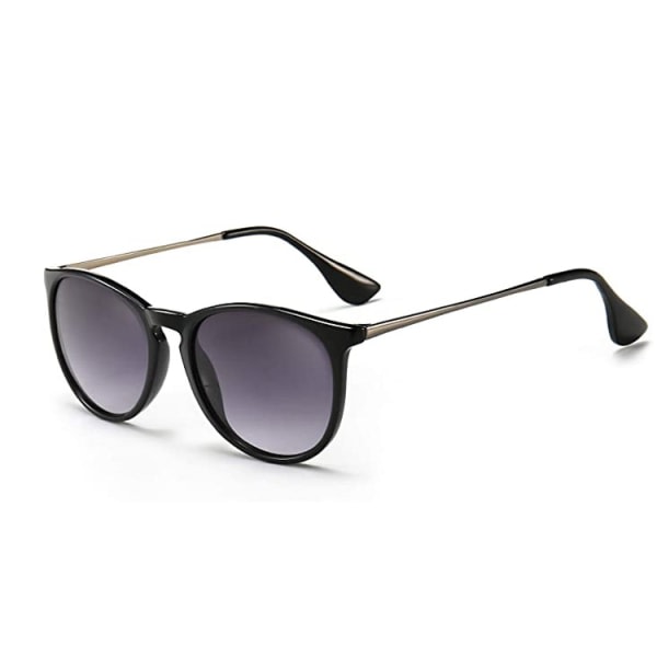 CDQ SUNGAIT Vintage runda solglasögon för kvinnor män Classic Retro