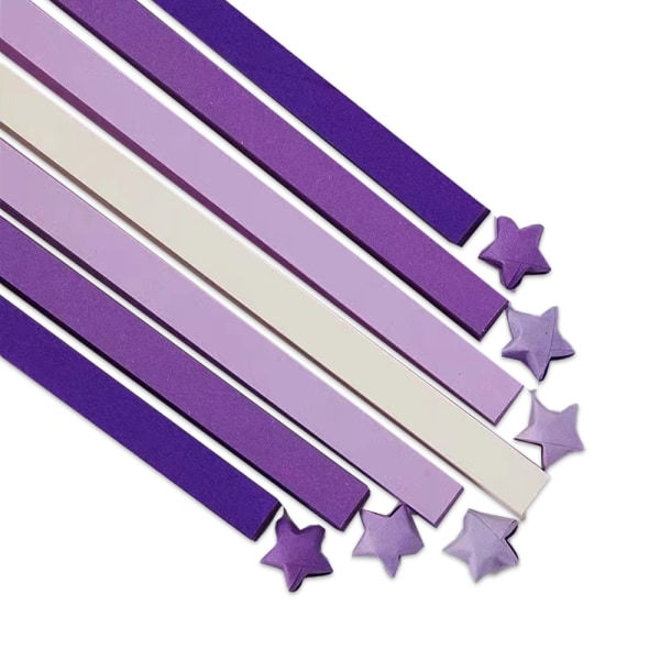 1350 ark Origami-stjerner - tosidig farger