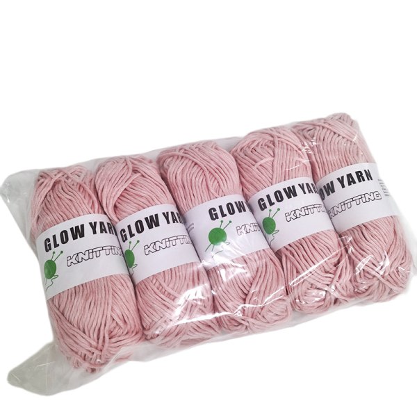 Stickgarn Glow Wool Mjuk 50m/Rull Nya funktionella sömnadstillbehör Glow In The Dark Lätt pulver Lätt pulver