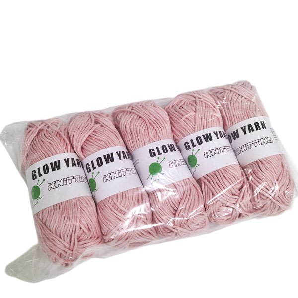 Stickgarn Glow Wool Mjuk 50m/Rulle Nya funktionella sömnadstillbehör Glow In The Dark Lätt pulver Lätt pulver