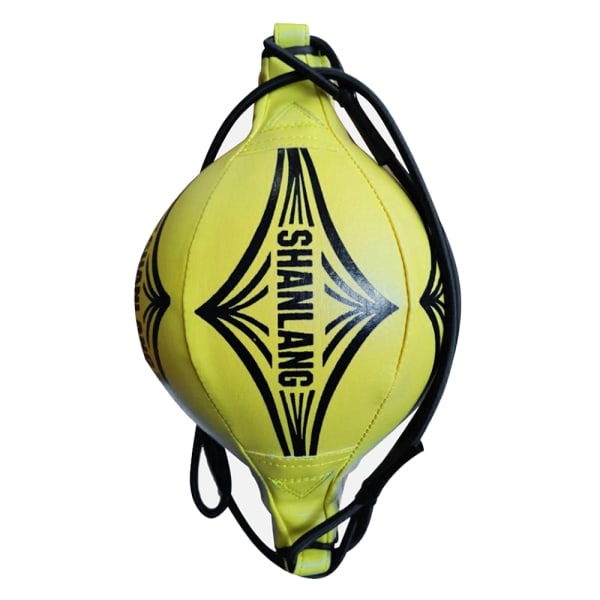 Boxningsboll Speed Bag Speed Träningsboll Dubbla väskor för stansning MMA Träning Träning Träning Agility Träning-Gul